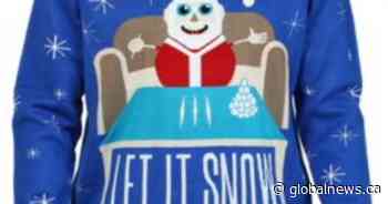 Walmart.ca pulls Christmas sweater featuring Santa with cocaine