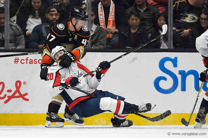 Ducks hit the road looking for repeat of fiery play in Capitals loss