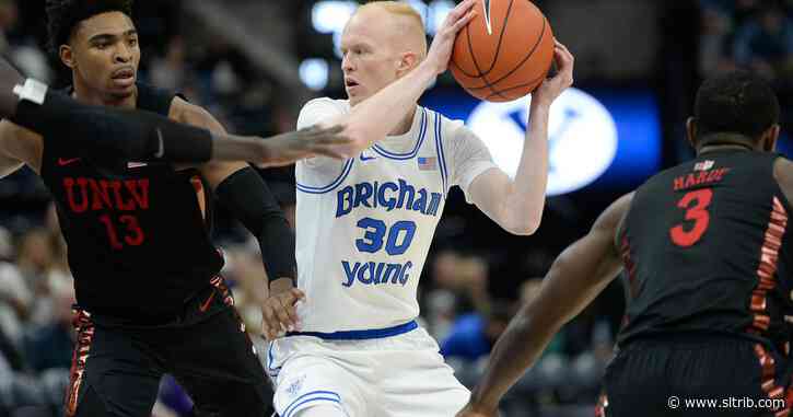 BYU basketball shakes off loss to Utes, routs UNLV 83-50 at Vivint Arena