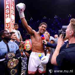 Joshua neemt revanche op Ruiz en heeft wereldtitels zwaargewicht terug