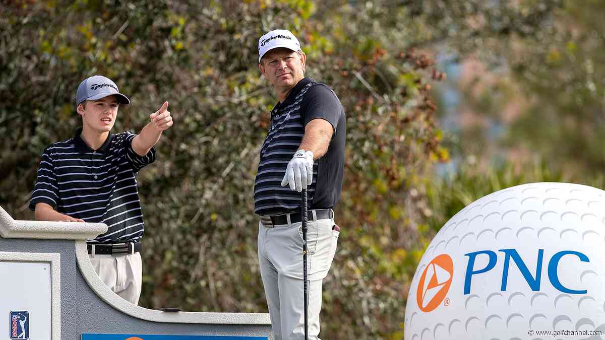 Goosens lead Langers, Duvals after first round of PNC Father/Son Challenge