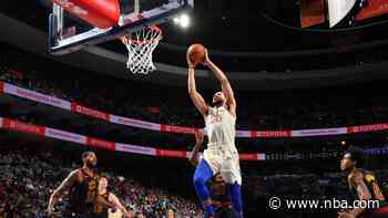 GAME RECAP: Sixers 141, Cavaliers 94