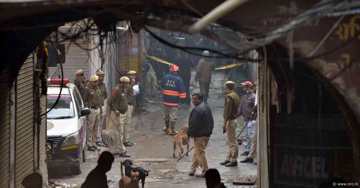 Minstens 43 doden bij fabrieksbrand New Delhi