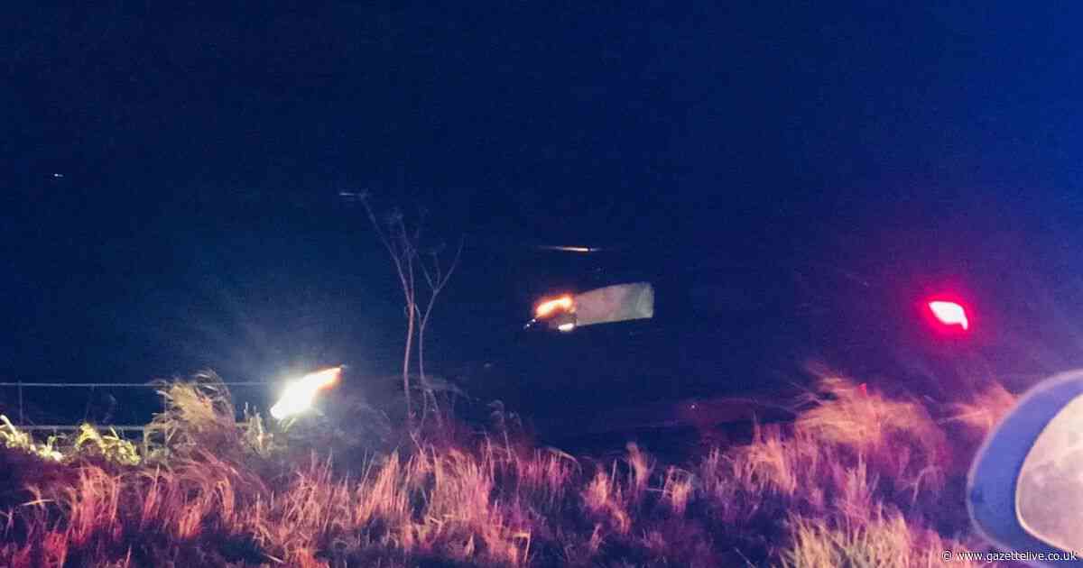Car ends up in ditch after A172 smash between Nunthorpe and Stokesley