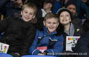 Pictures of Bolton Wanderers fans at the home draw with Wimbledon