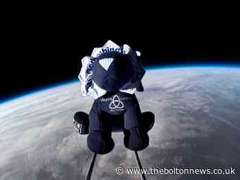 School mascot Brian the Lion shares inspirational selfie from space
