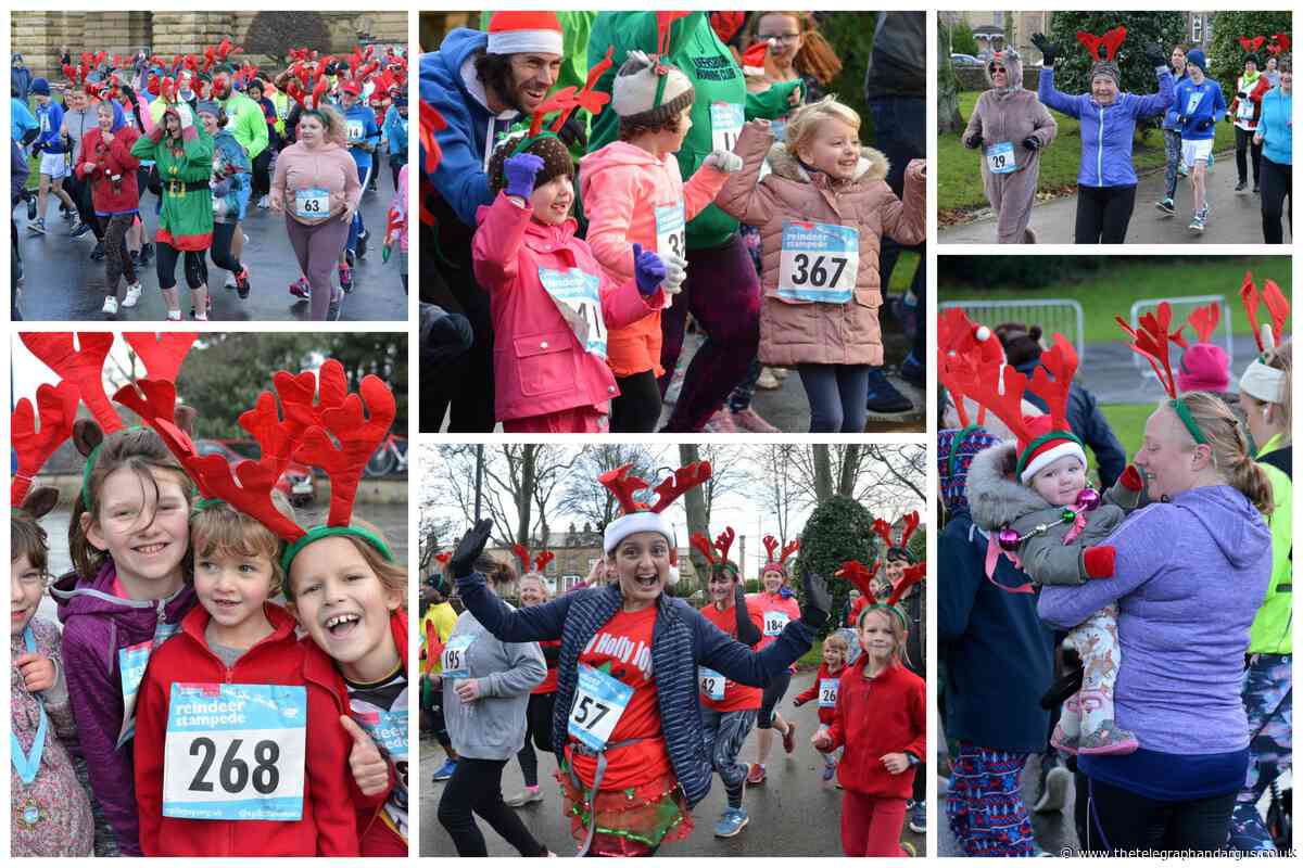 Reindeer Stampede in aid of Epilepsy Action at Bradford's Lister Park