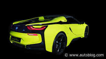 Alcantara's one-off BMW i8 Roadster LimeLight is aptly named