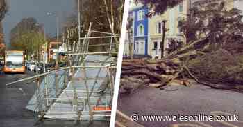 Live updates as Storm Atiyah causes damage and disruption across Wales