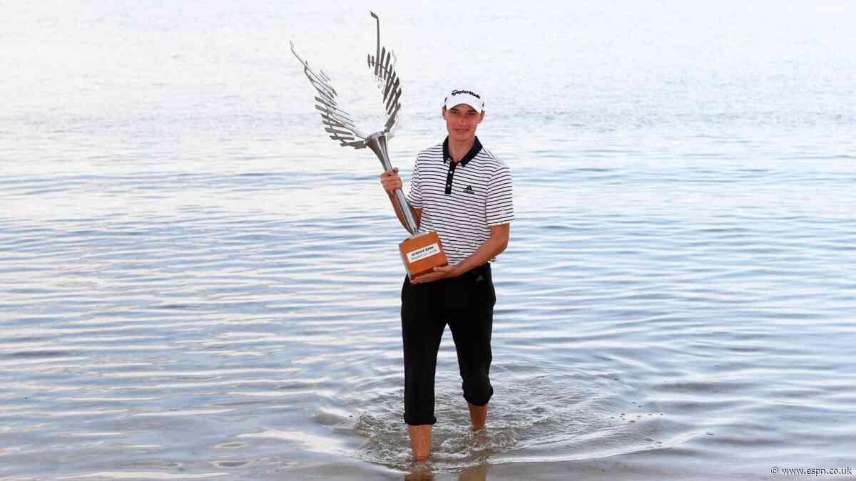 Hojgaard, 18, takes Mauritius Open title in playoff