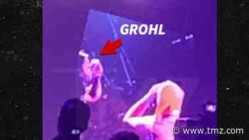 Dave Grohl and Fan Shotgun Beers at Intersect Festival in Las Vegas