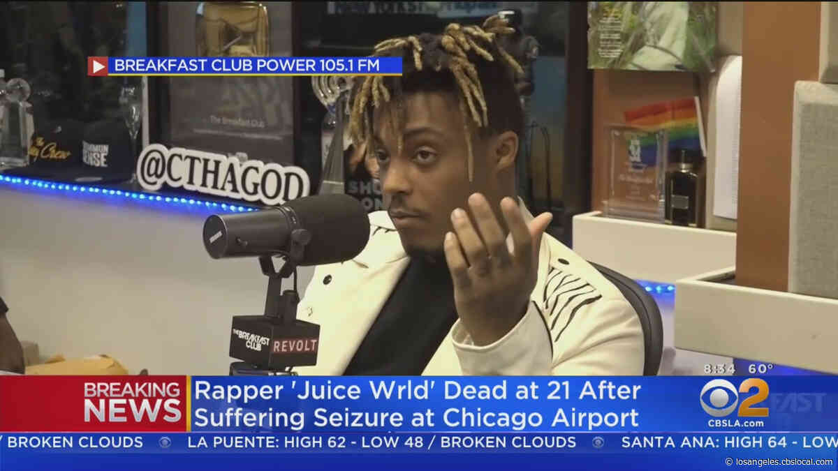 TMZ: Rapper ‘Juice Wrld’ Dead At 21 After Suffering Seizure At Chicago Airport