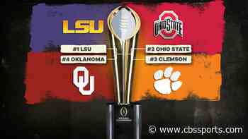 2019 College Football Playoff bowl games: LSU jumps Ohio State for No. 1, Clemson and Oklahoma in