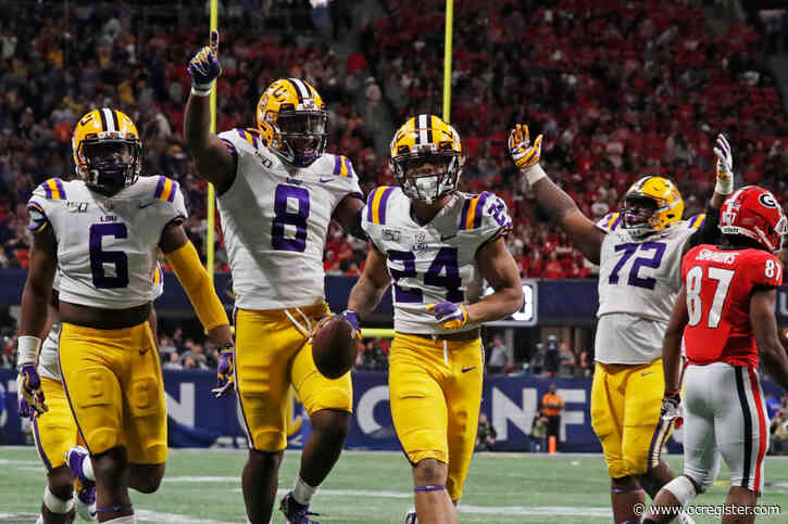 LSU gets No. 1 spot in College Football Playoffs; Ohio State slips to No. 2