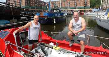 Two North East men who will be rowing 3,000 miles across the Atlantic in just 60 days