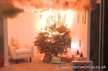 Warning that your Christmas tree could spark a house fire