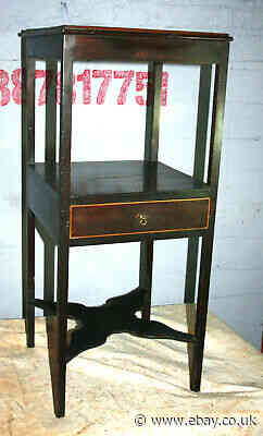 Pretty Georgian mahogany bedroom bedside cabinet night table 1800