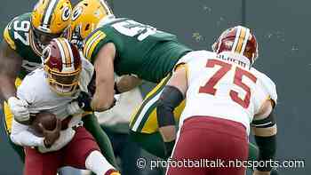 Packers up 14-6 at halftime