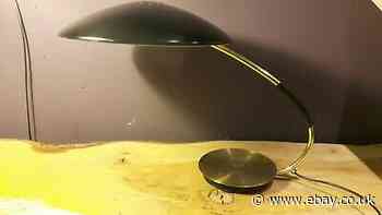Kaiser Table lamp Mid Century 1950s by Kasier + Co Germany 6787