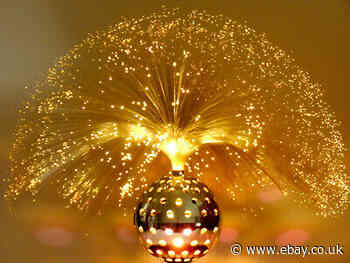RETRO 1970s CIMA INTERNATIONAL GERMAN FIBRE OPTIC GLOBE LAMP SPACE AGE VINTAGE