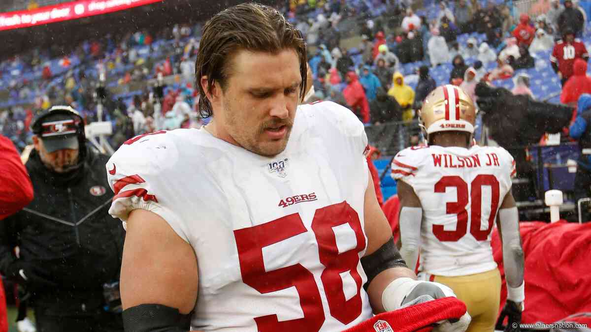 Weston Richburg carted off the field