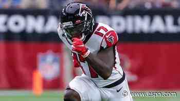 Falcons rookie takes first-ever catch 93 yards for season's longest play