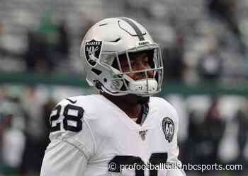 Josh Jacobs inactive, scheduled for MRI this week