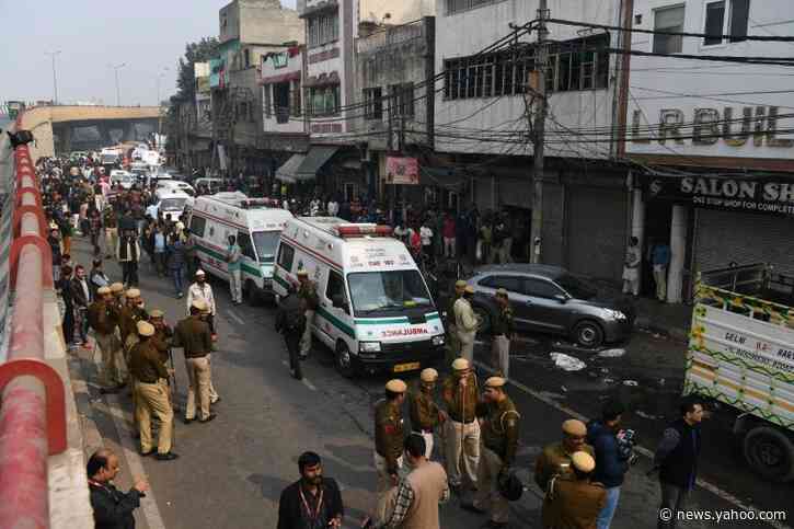 Screams and goodbyes as scores die in devastating India factory fire