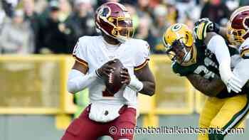 Washington never considered pulling Dwayne Haskins with ankle injury