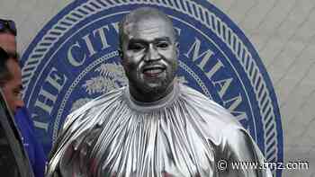 Kanye West's Entire Body Covered in Silver For New Opera, 'Mary'