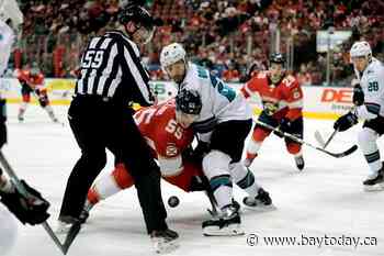 Bobrovsky stops 30 shots, Panthers beat Sharks 5-1
