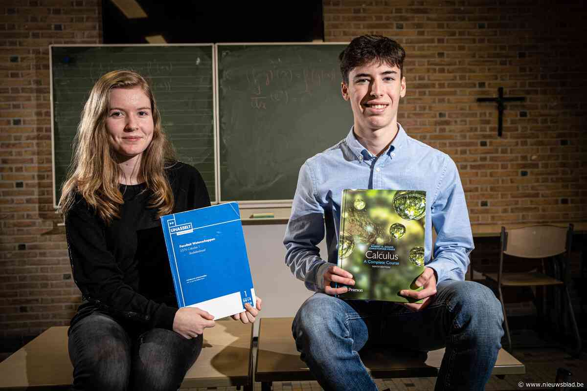 Studenten (17) uit secundair onderwijs slagen met glans voor examen aan UHasselt