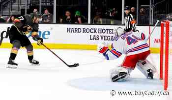 Georgiev stifles Golden Knights in Rangers’ 5-0 win