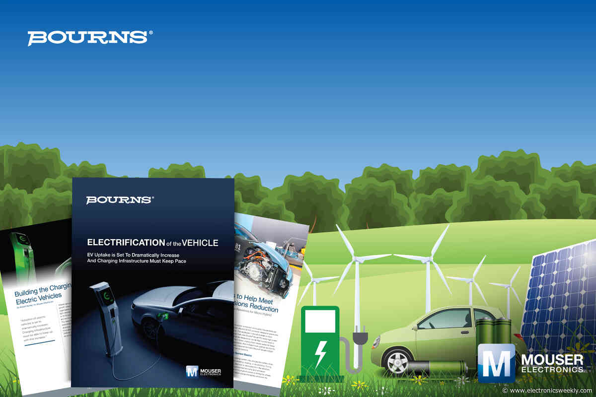 Mouser, Bourns publish EV eBook
