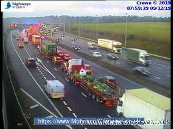Morning update: Crash on M25 causing delays