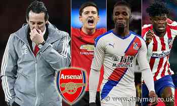 Former Arsenal manager Unai Emery wanted to sign Harry Maguire, Wilfried Zaha and Thomas Partey