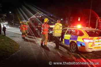 Cyclist taken to hospital after being hit by car in Moss Bank Way