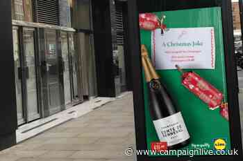 Lidl calls out M&S and Waitrose prices in Christmas outdoor campaign