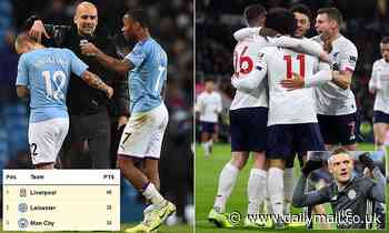 No team has ever come back from 14-point deficit to win Premier League... Man City have it all to do