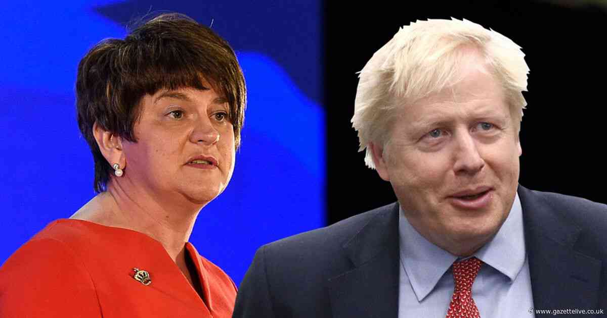 Boris Johnson accused of 'breaking his word' over protecting the union by DUP leader