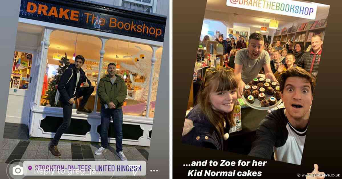 What Radio 1 presenter Greg James was doing on Teesside this weekend