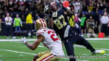 Drew Brees: “Would have been nice to have” Jared Cook all game
