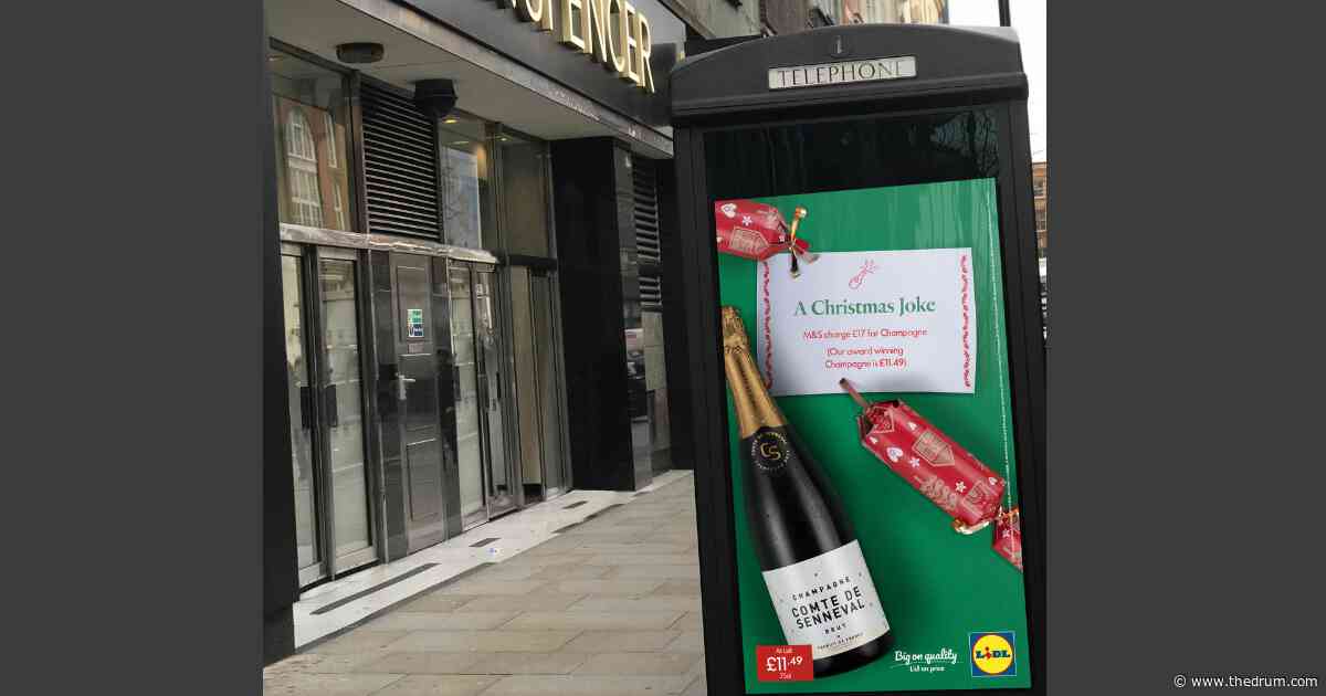 Karmarama and Lidl pull a Christmas cracker in latest OOH campaign