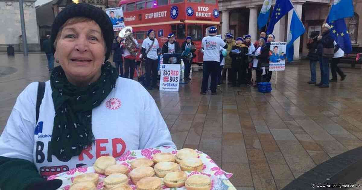 Anti-Brexit battle bus dishes out free mince pies and jingles - but Hull is far from impressed