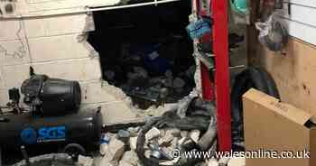 £10,000 of bikes stolen in burglary where thieves smashed a hole in a brick wall