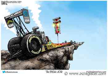 The impeachment rush: Political Cartoons