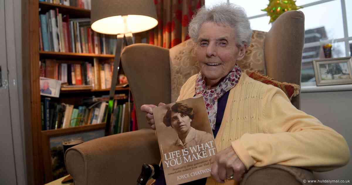 Great-gran lifts lid on three generations of Hessle Roaders after writing first book aged 91