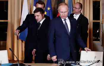 Poetin en Zelenski schudden elkaar de hand niet bij eerste ontmoeting