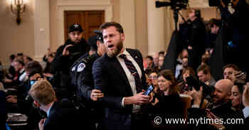Infowars Host Disrupts House Impeachment Hearing
