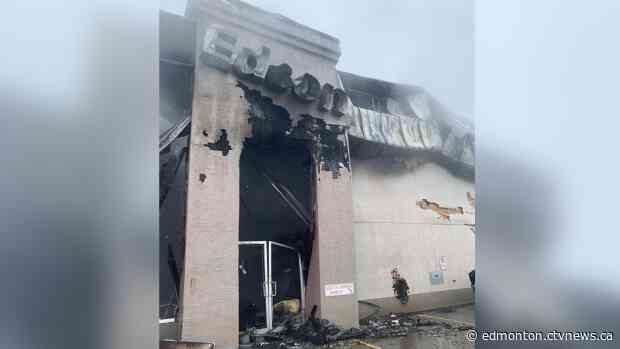 Fire destroys Edson car dealership and several customer vehicles